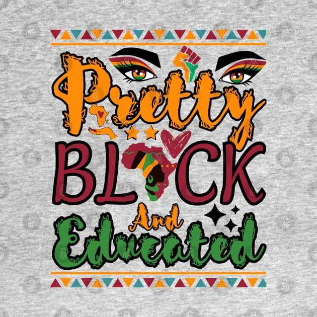 pretty black and educated  women month black history by TRACHLUIM